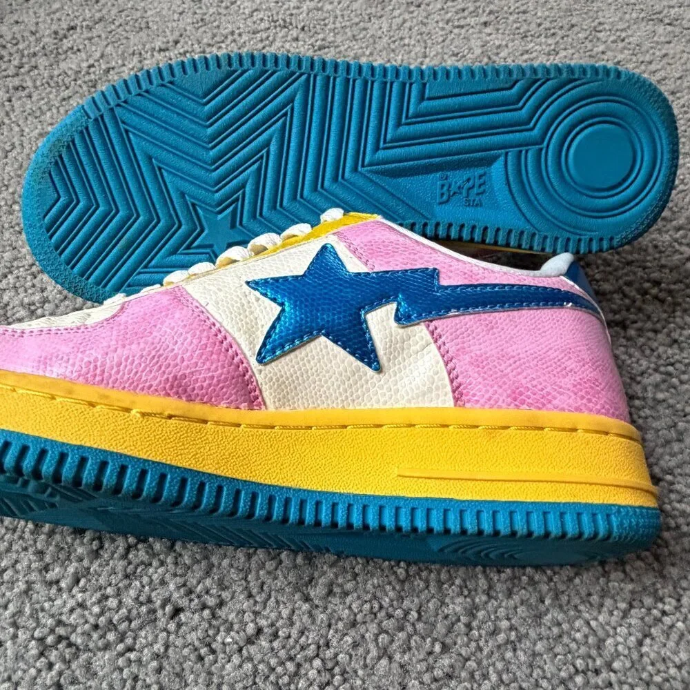 Vintage Bathing Ape (BAPE) Bapesta FS-001 Low - Size 24/6 - Like New - Nigo Y2K - Picture 12 of 16